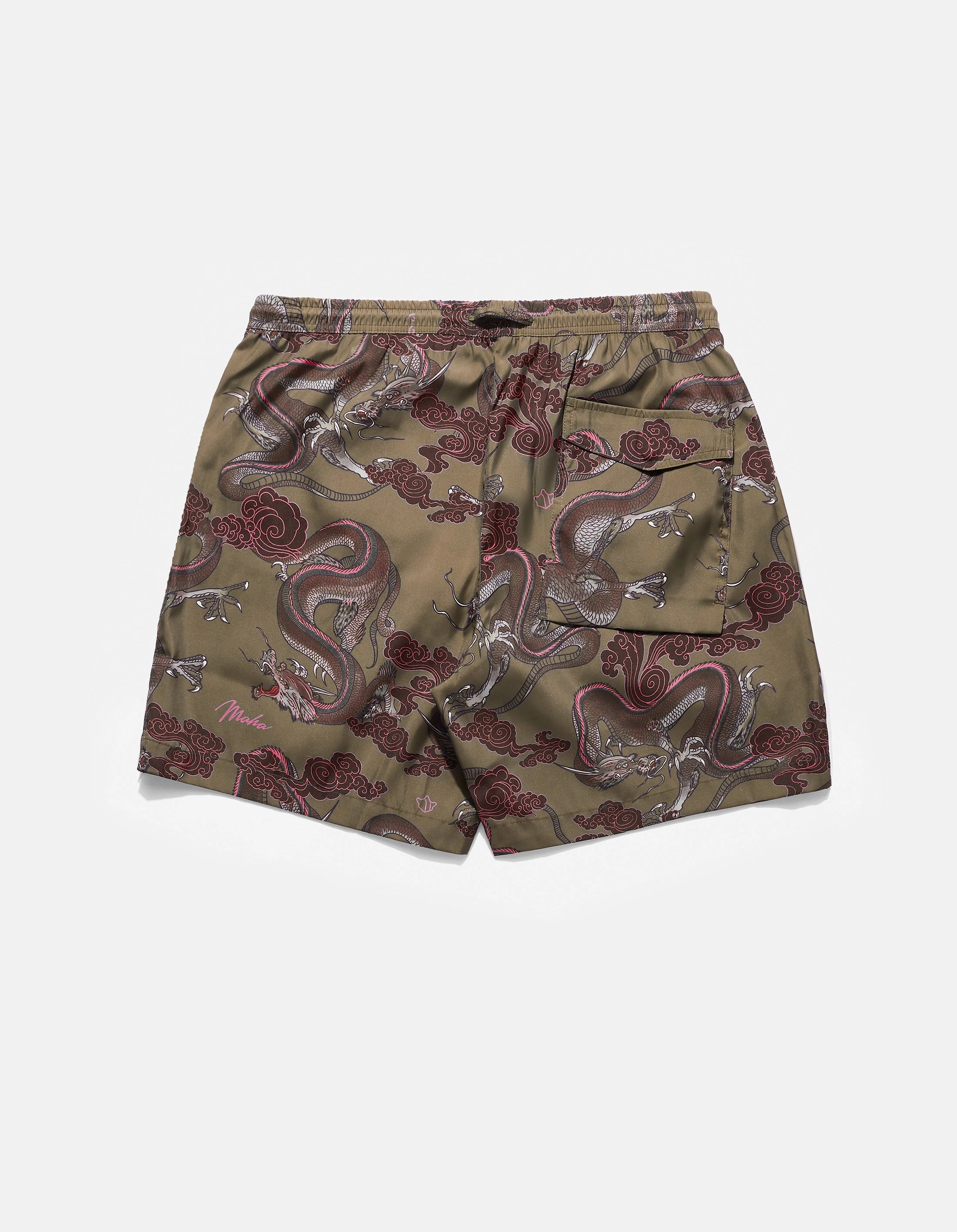 1549 Dragon Swim Shorts Olive Sport Style camping clothes