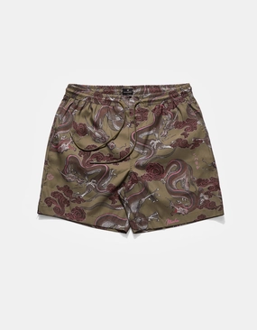 1549 Dragon Swim Shorts Olive soccer uniform Minimal Waistband