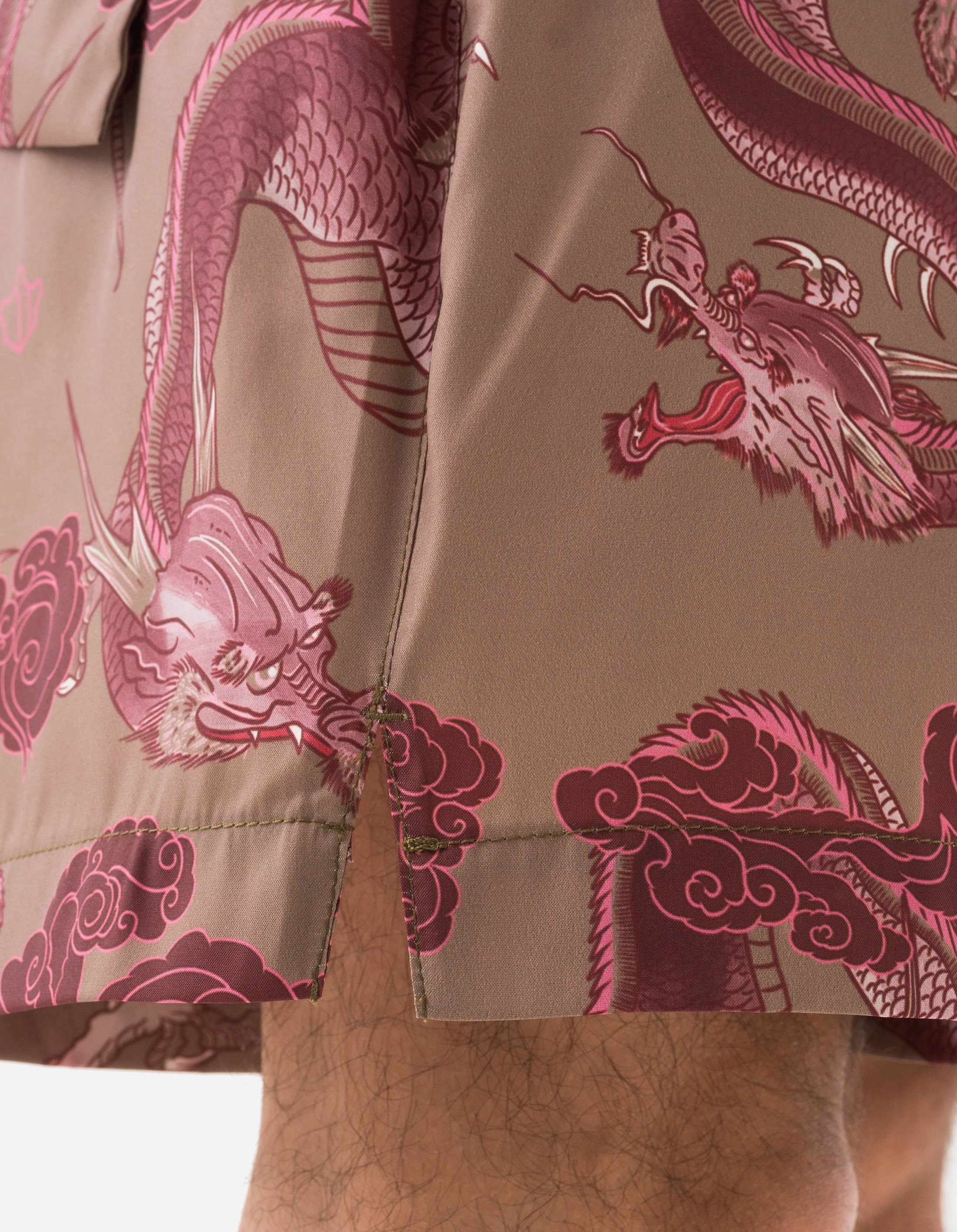 denim alternative 1549 Dragon Swim Shorts Olive