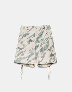 6066 Bonsai Camo Oversized Snoshorts Woodland FasteningLoops