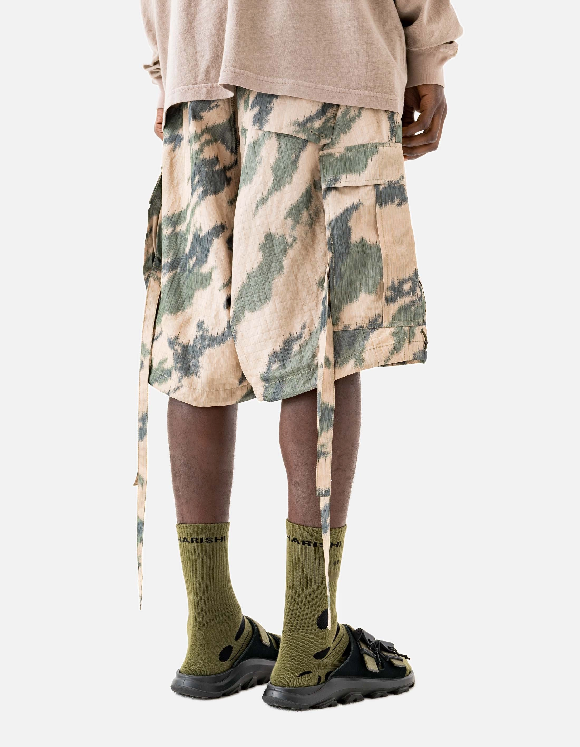 Leather shorts 6066 Bonsai Camo Oversized Snoshorts Woodland