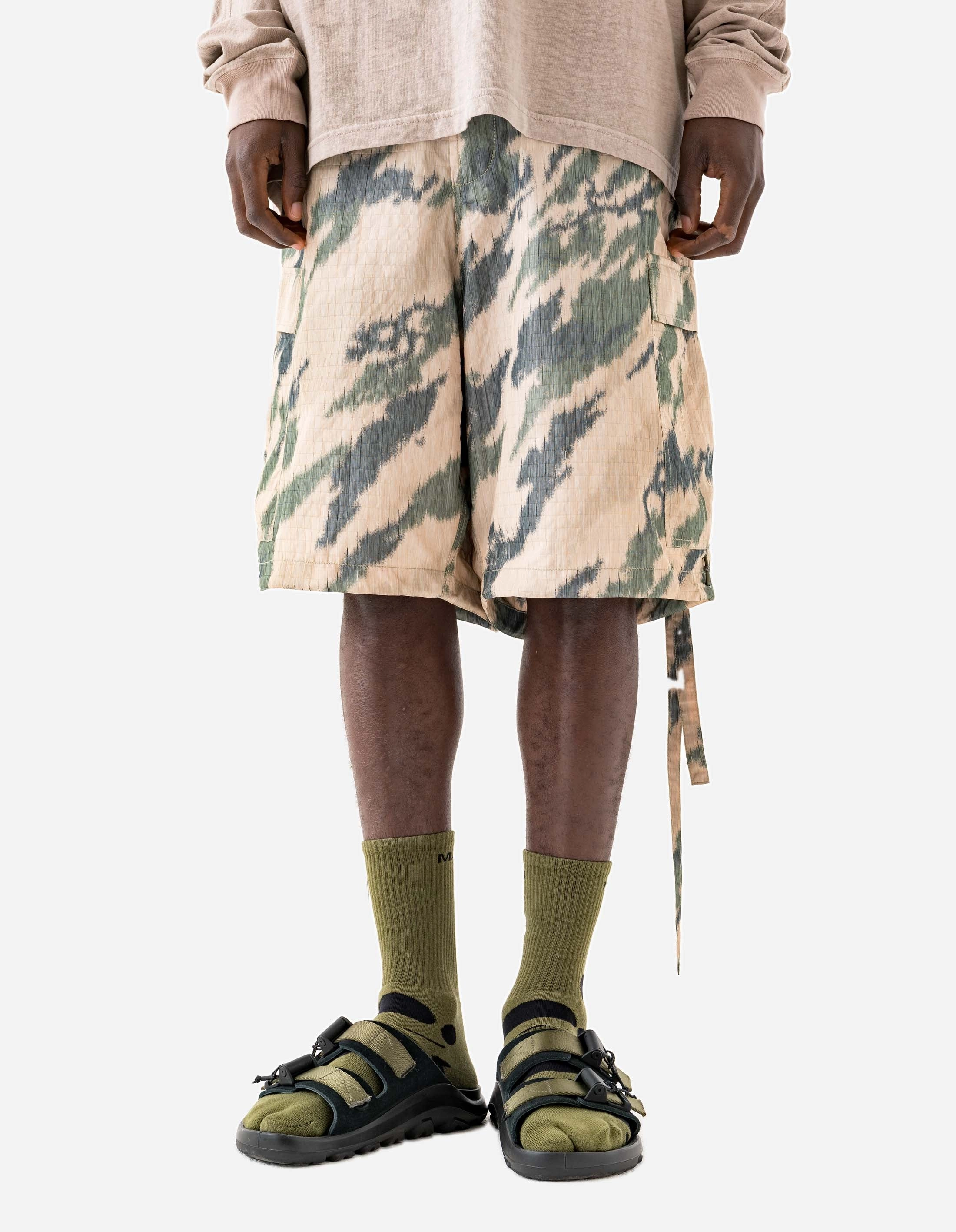 Polyester shorts 6066 Bonsai Camo Oversized Snoshorts Woodland