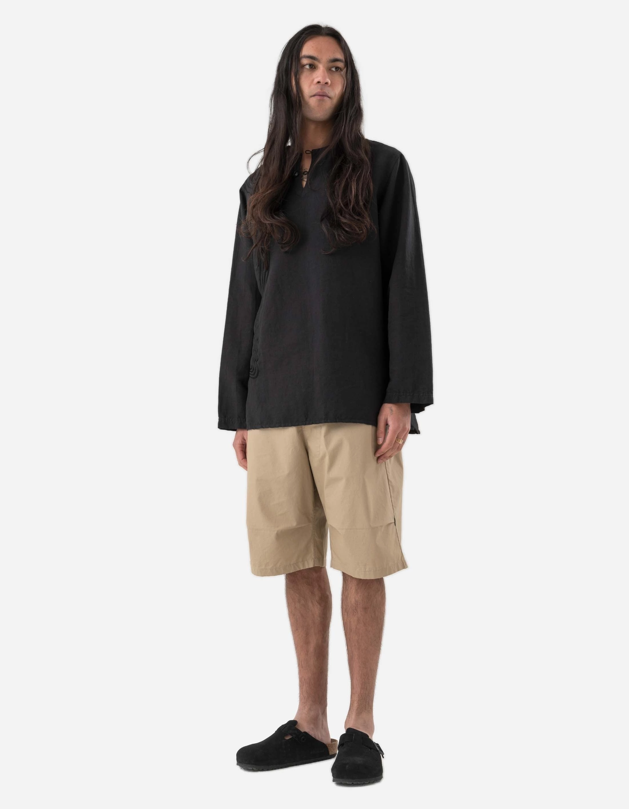 Sustainable Anti Cling Technology 6094 Tiger Dragon Loose Snoshorts Sand