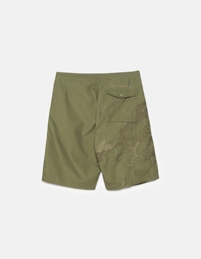 6238 Sashiko Bonsai Snoshorts Olive OG-107F healthcare industry Breathable Comfort Fit