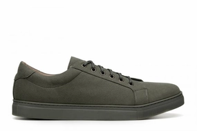 772 Sneaker in Dark Olive from Ahimsa Low Profile Design Calm Texture