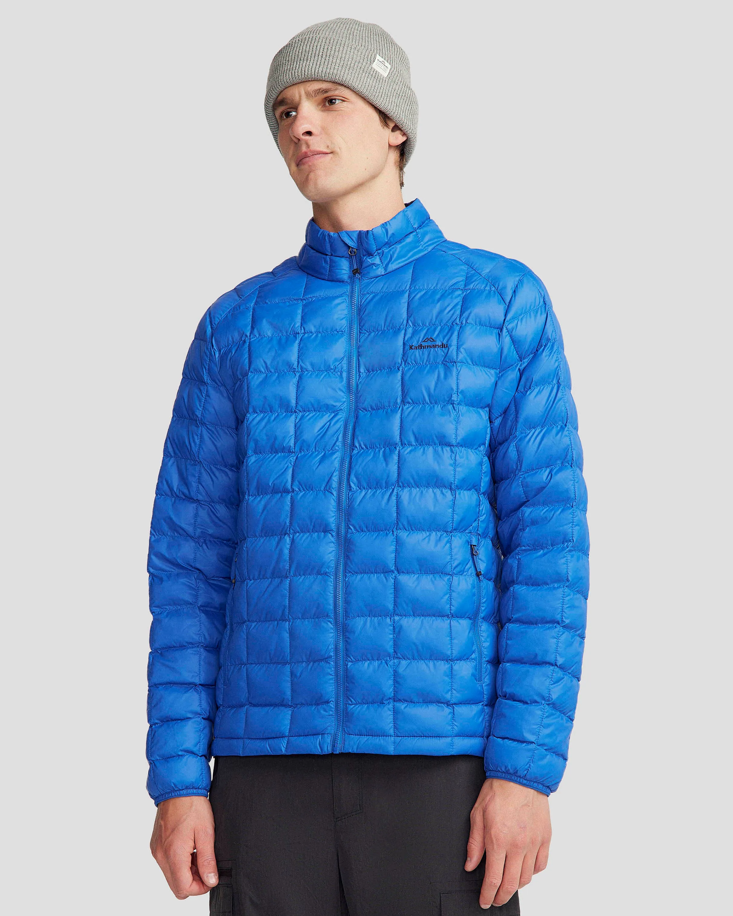 Seamless Edge Finishing Men's Heli Insulated Jacket - Peak Blue