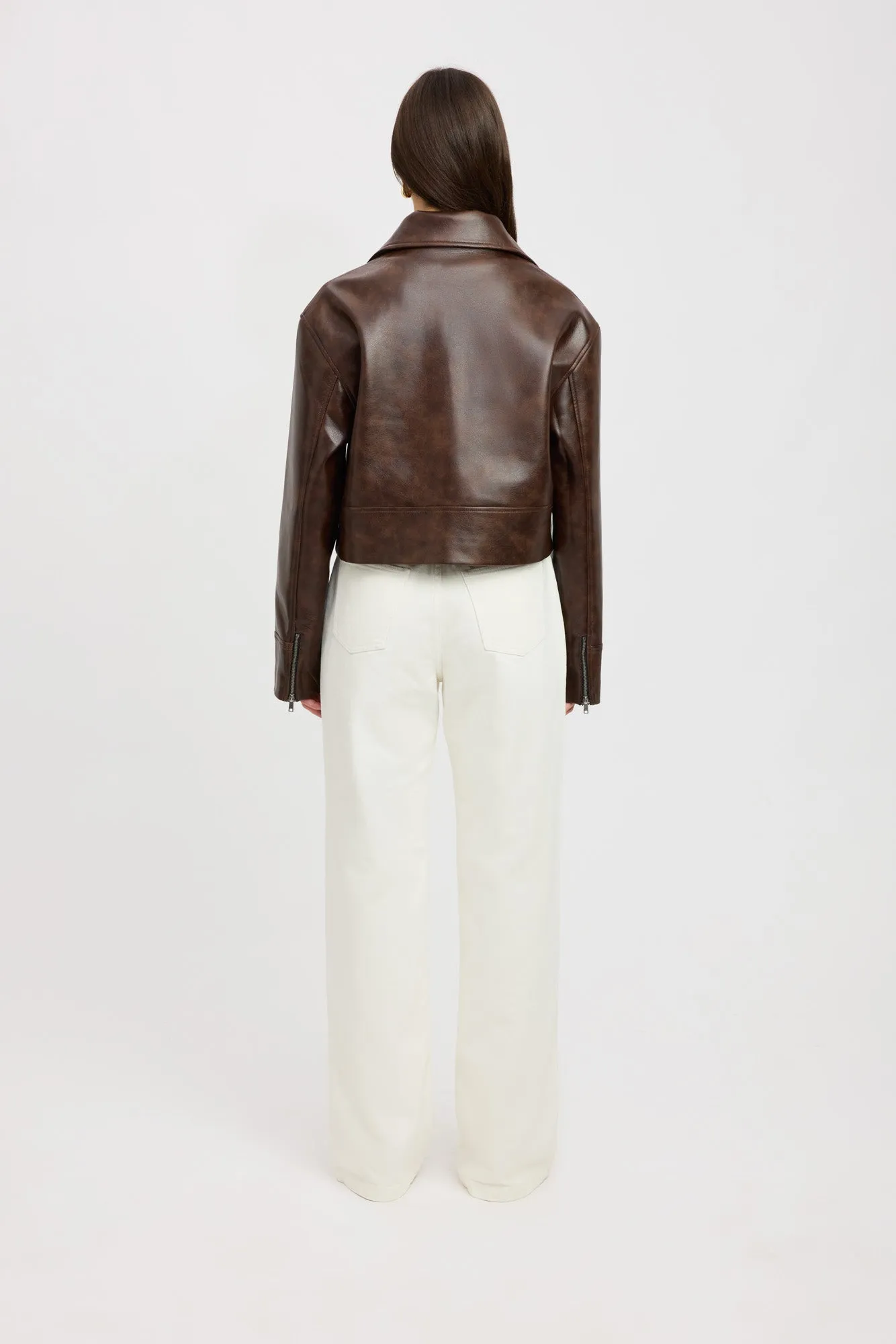 Compression Fit Design Quilted Insulation Phoenix Distressed Jacket