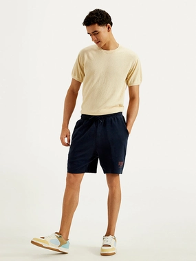 Functional Fit Men's Navy Regular Fit Shorts