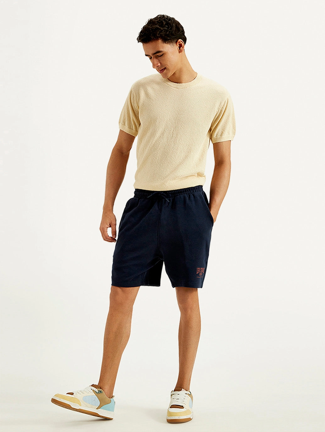 Functional Fit Men's Navy Regular Fit Shorts