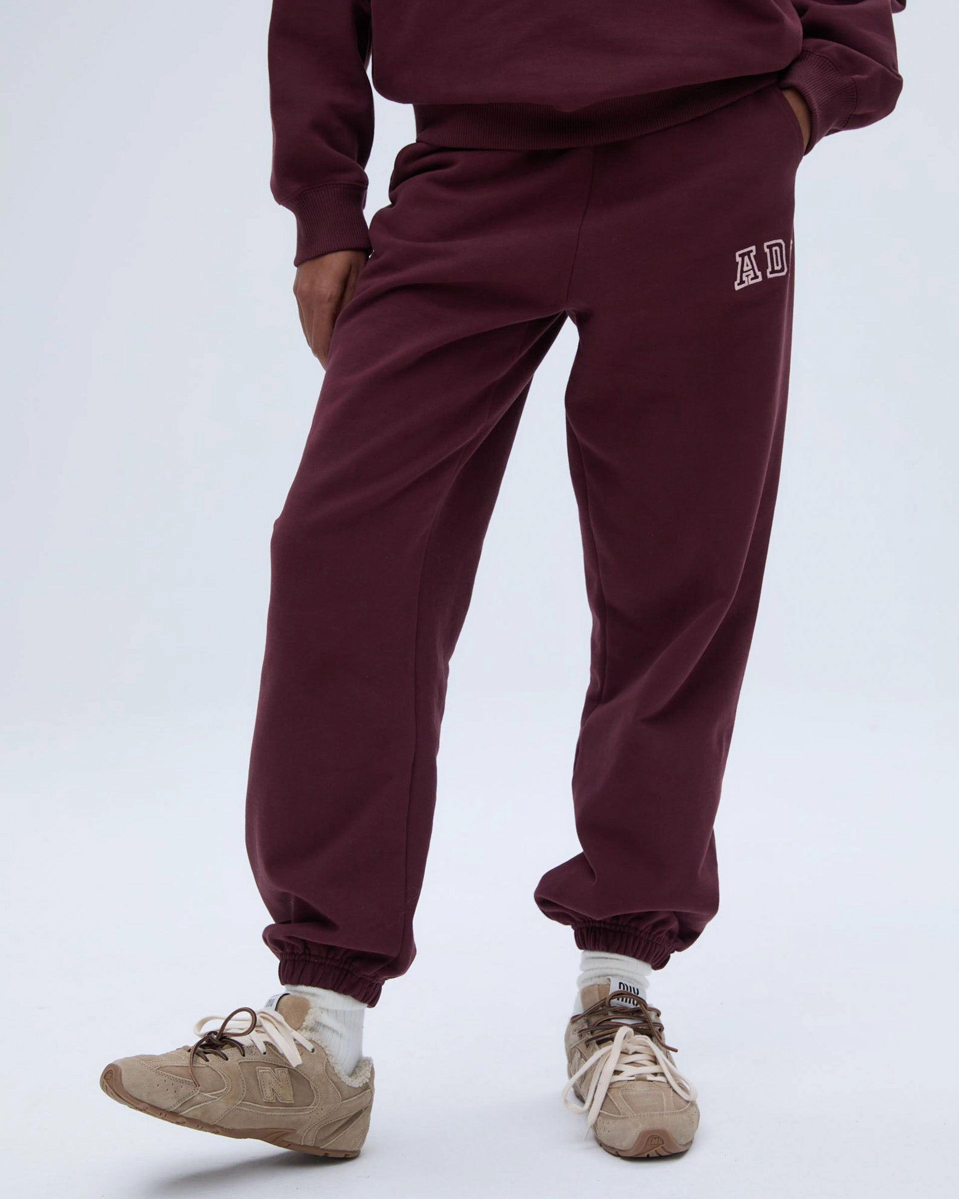 Cozy Design ADA Sweatpants - Burgundy