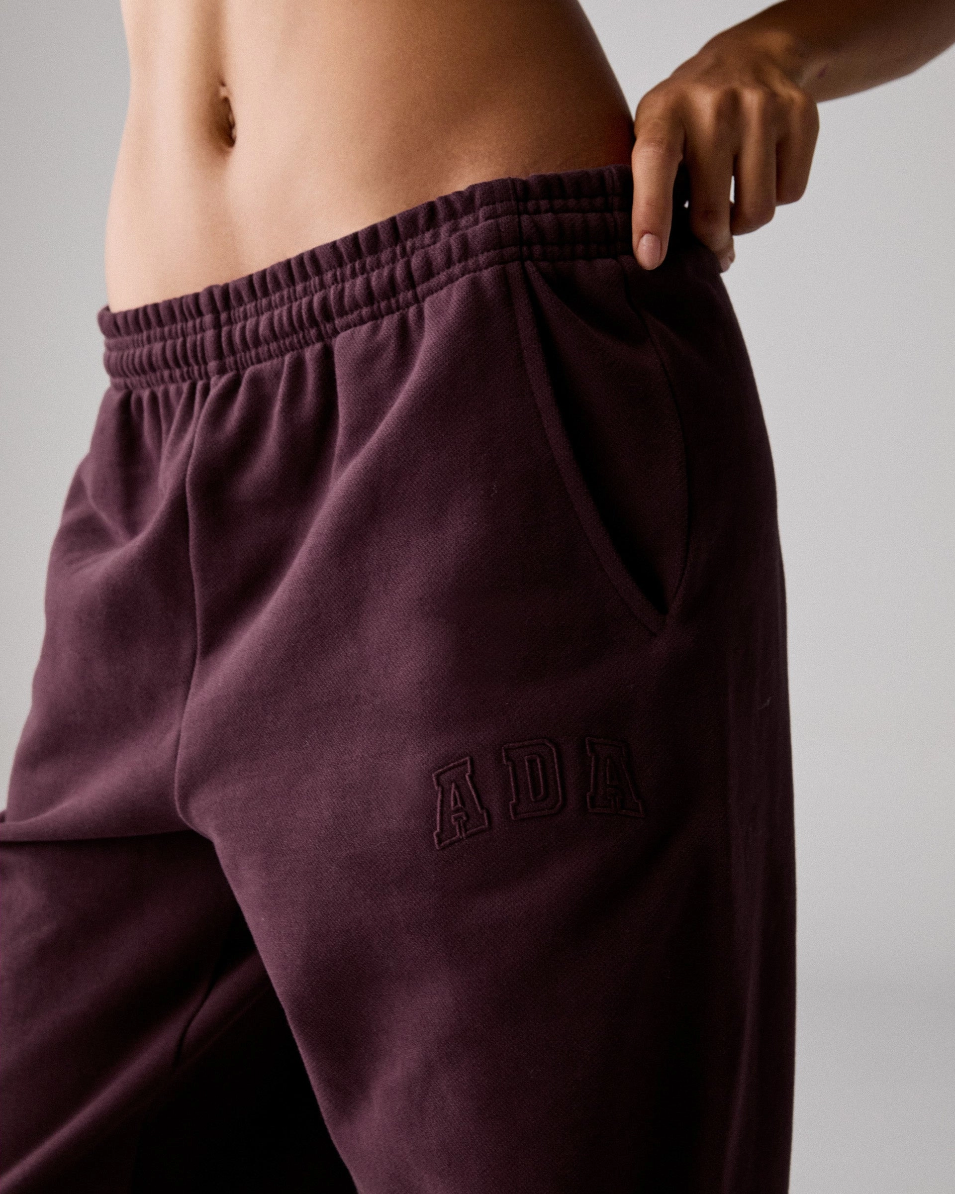 ADA Sweatpants - Dark Cherry Casual Wearable Heat Friendly