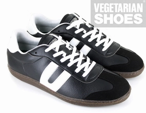 Cheatah Sneaker in Black from Vegetarian Shoes Body Movement