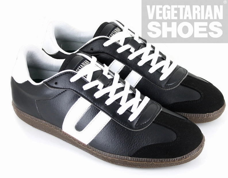 Cheatah Sneaker in Black from Vegetarian Shoes Body Movement