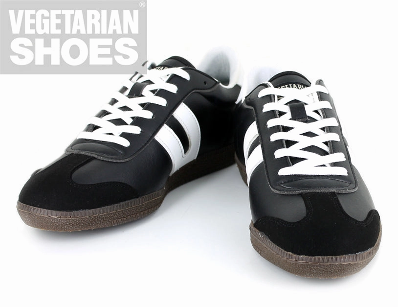 Rugged Traction Odor Eliminating Cheatah Sneaker in Black from Vegetarian Shoes
