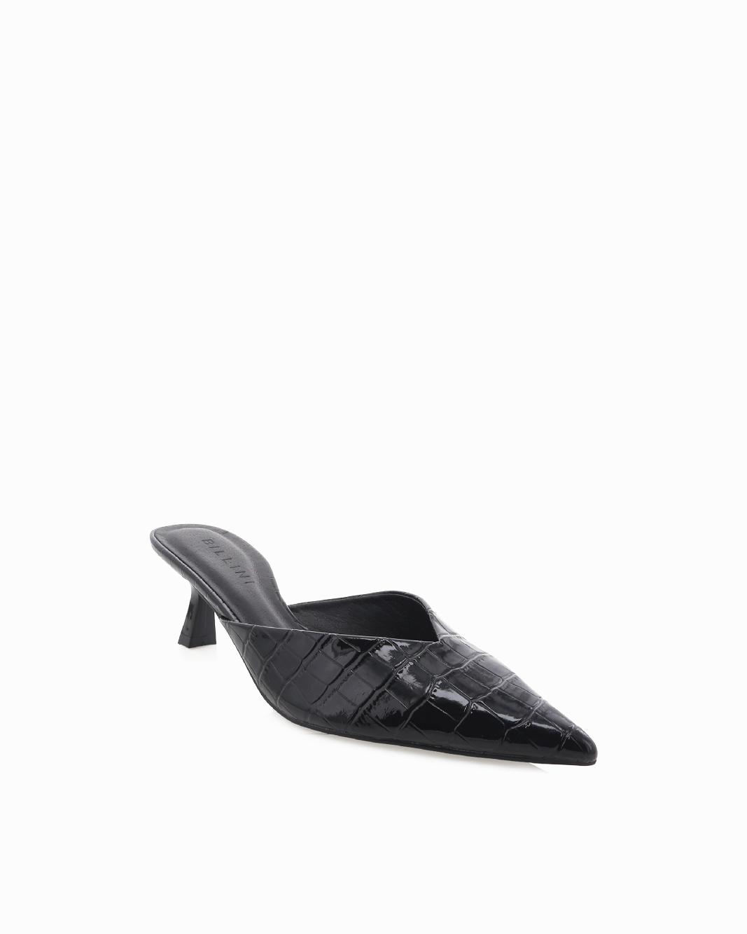 Fashion Statement ADELE - BLACK PATENT CROC