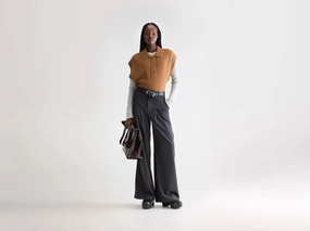 Layered Look Sixtine tailored trousers (252 / W / ANTHRACITE)