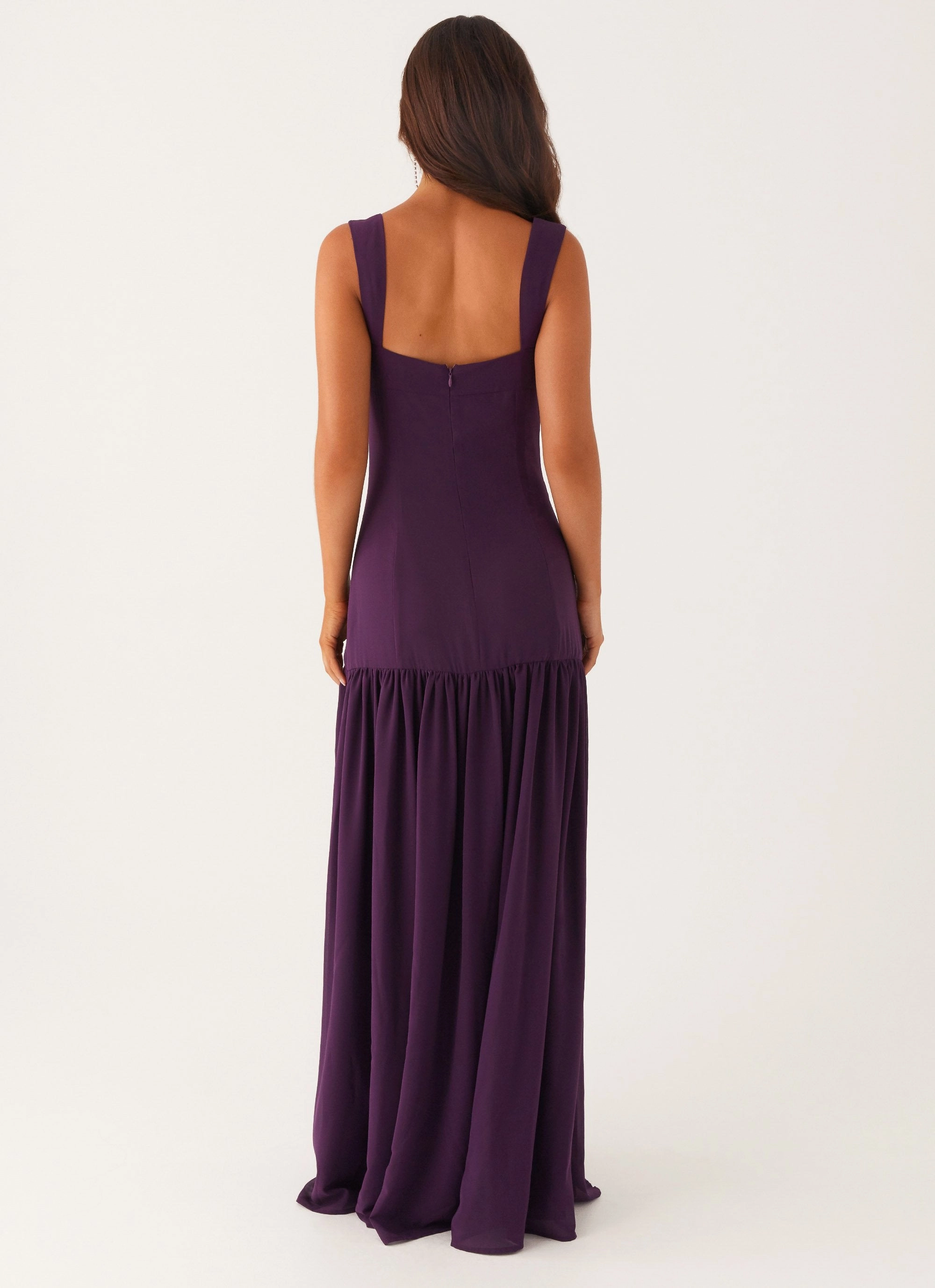 Alberta Maxi Dress - Mulberry Sleek Feel