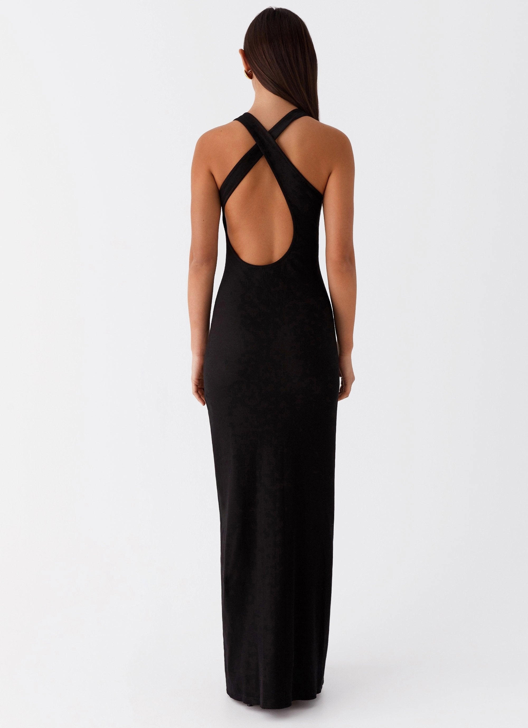 Travel Light Alice Cut Out Maxi Dress - Black