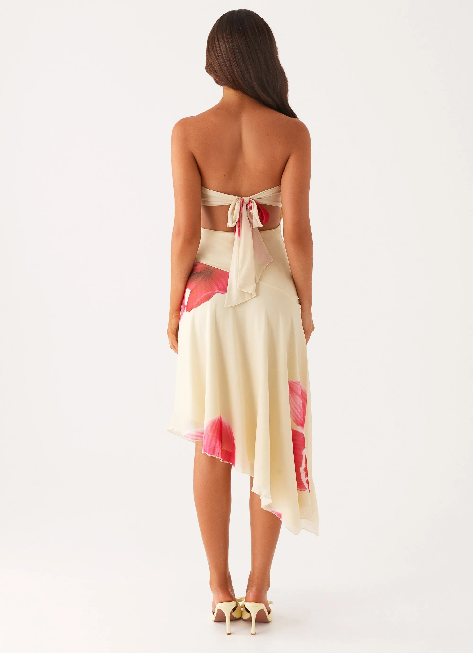 Mariposa Midi Dress - Orchid Yellow Cool Look