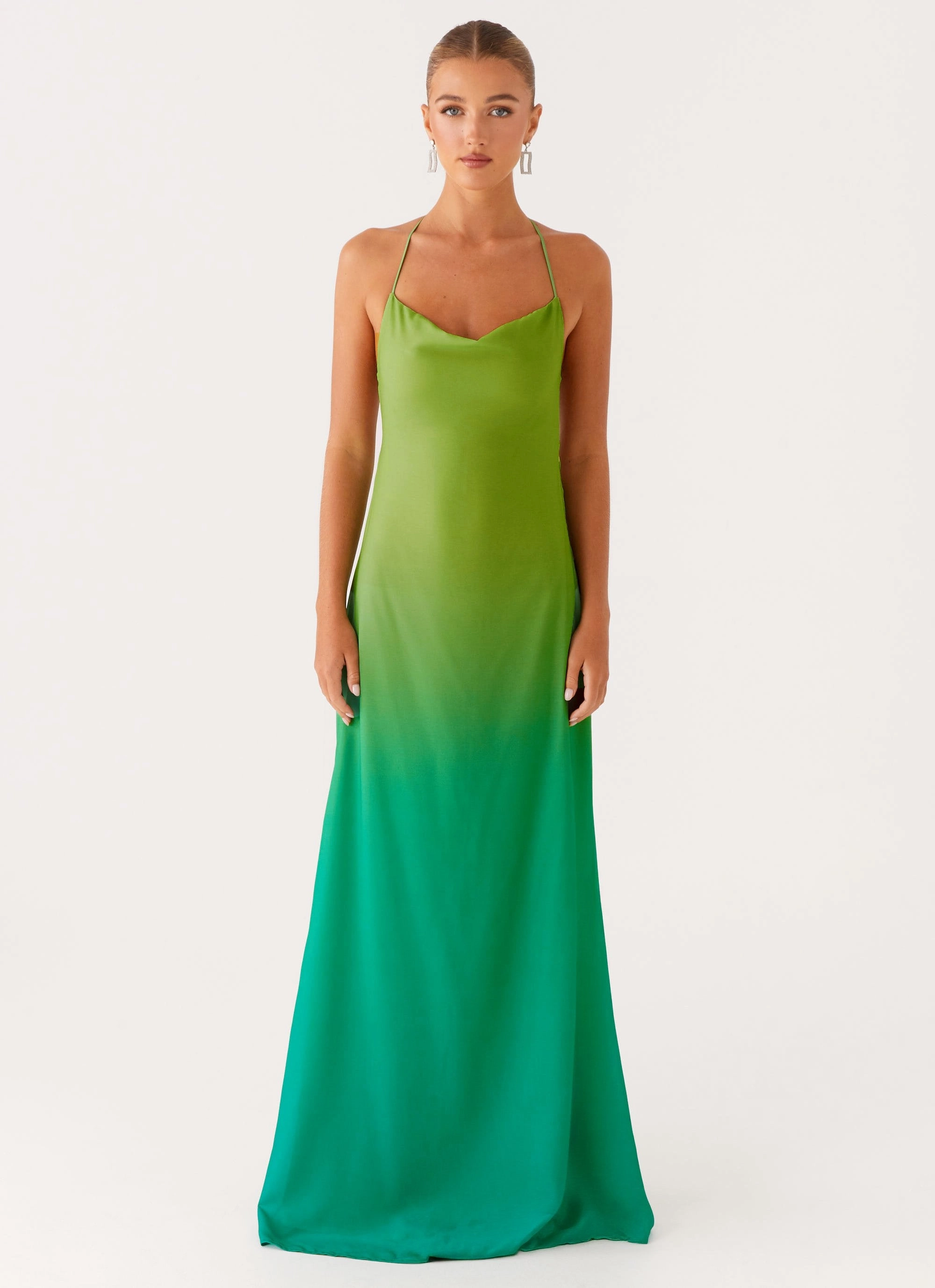Happy Soul Opposites Attract Maxi Dress - Green Ombre