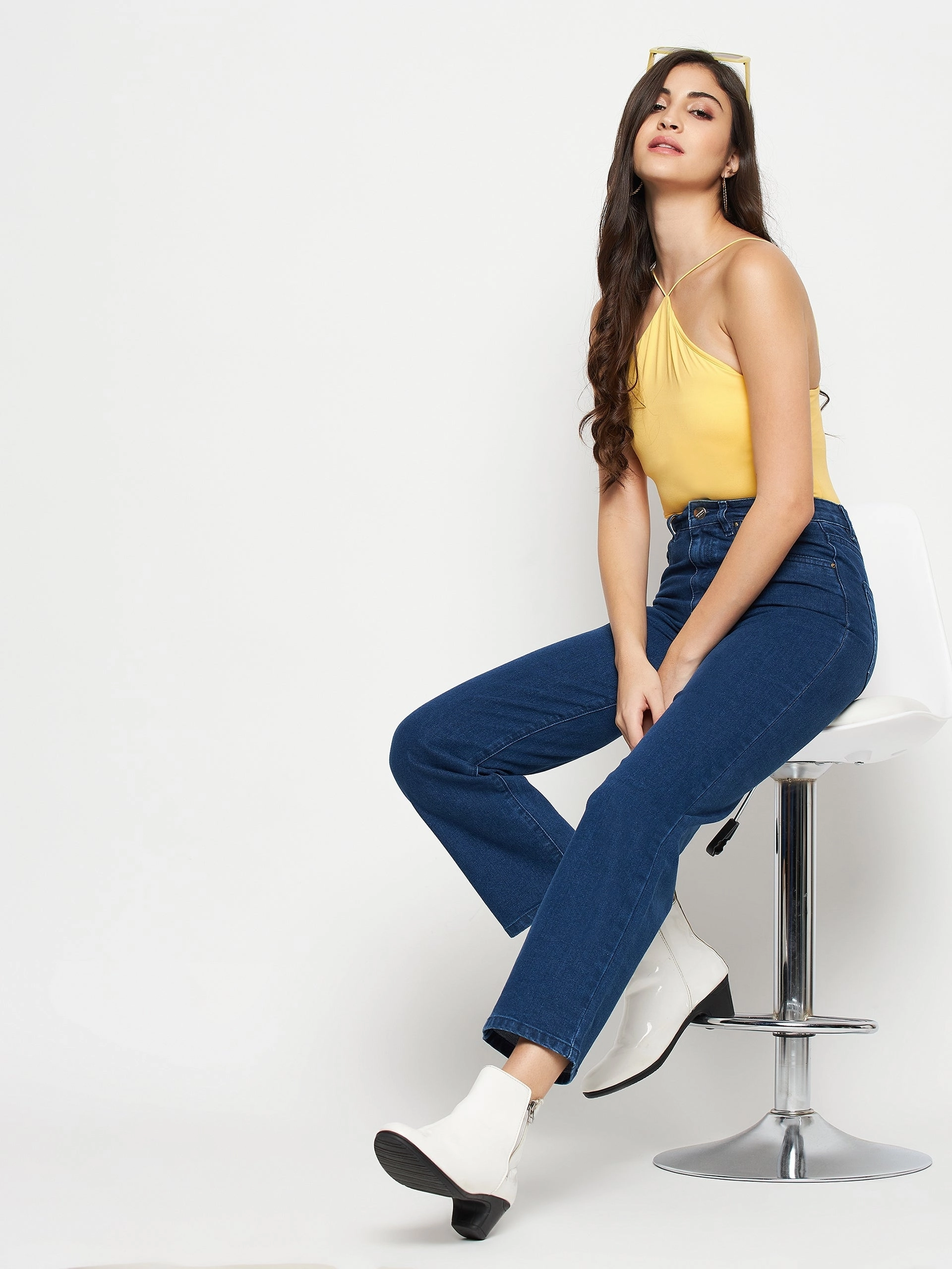 Winter Warmth Durable Timeless Fit Madame Blue Denim