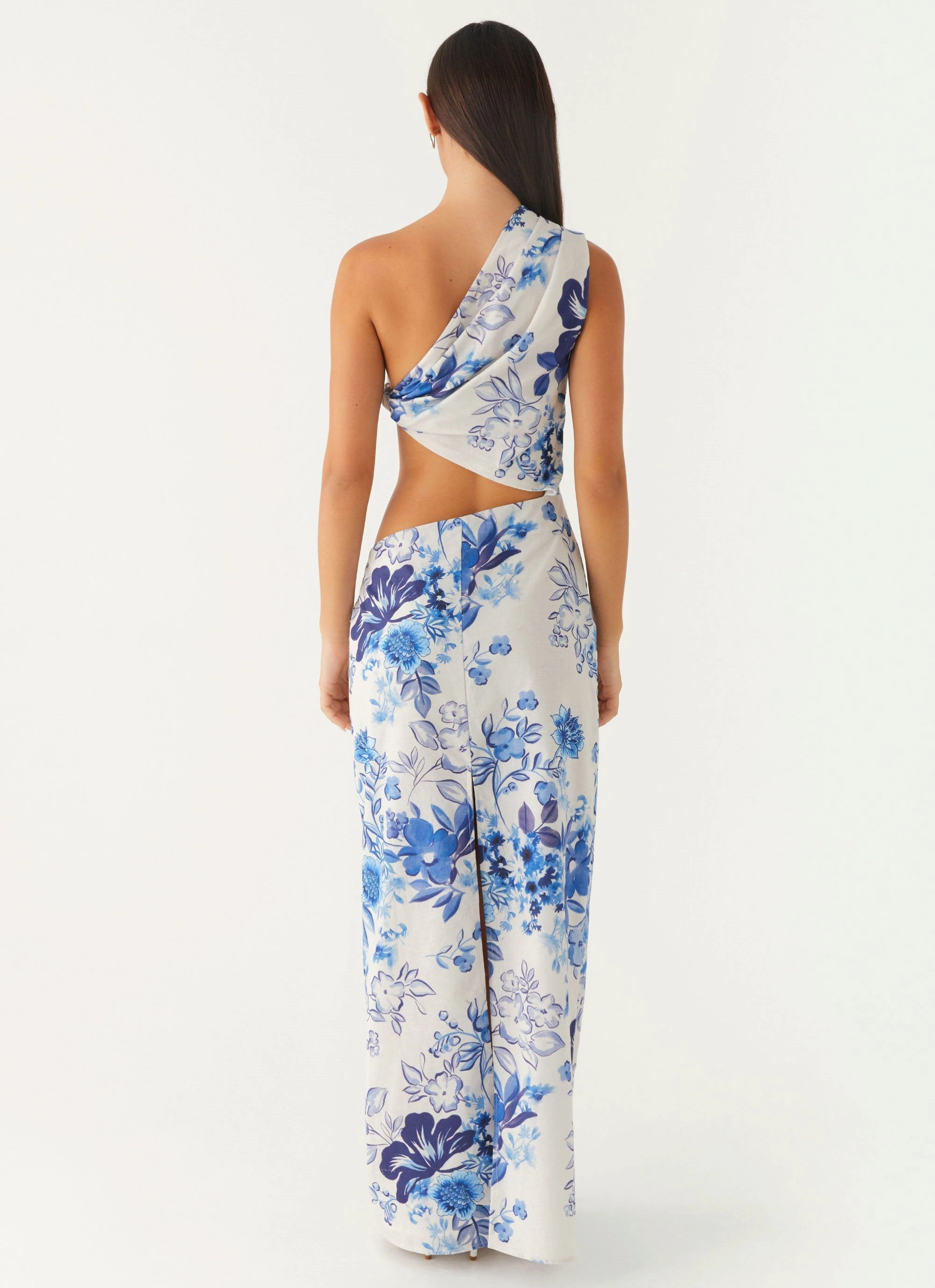 Anytime Wear All Summer Long Maxi Dress - Serene Sky Floral