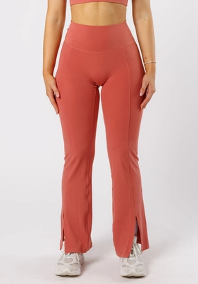 Camping Gear For Men Reluna? Front Slit Sculptseam? Flare Leggings 31" Terra