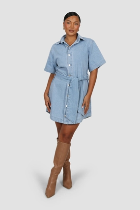 Everyday Look STERLING DENIM DRESS BLUE