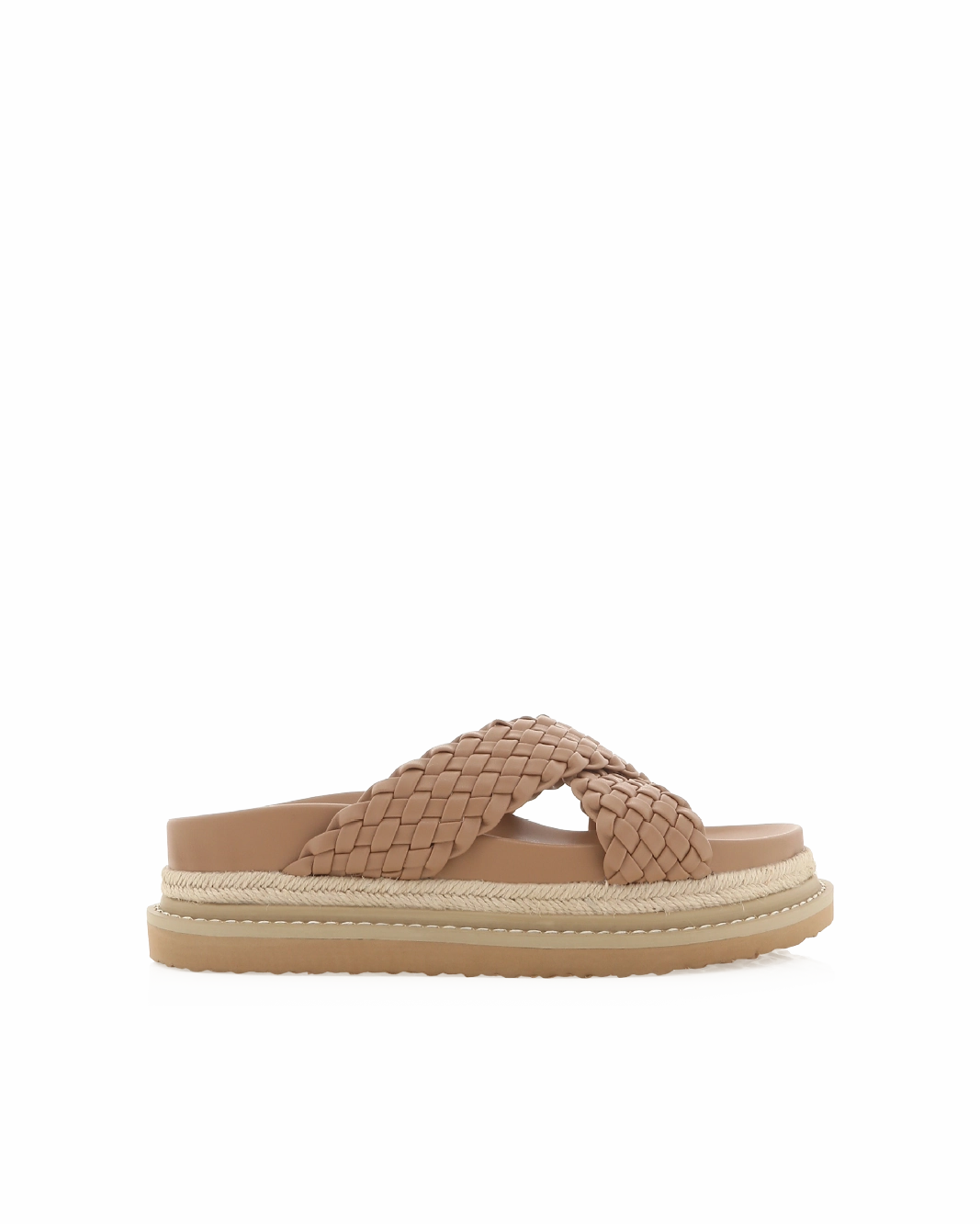 ALLYRA - DARK SAND Standout Look Sustainable Cork Footbed