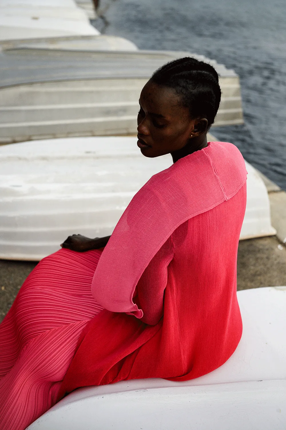 Changeable Style Alquema - AC2404-R Collare Coat