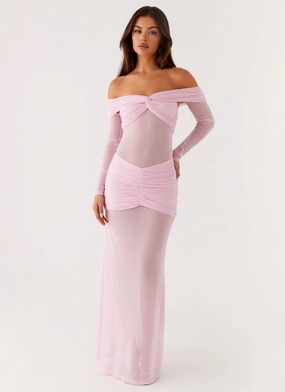 Alter Ego Maxi Dress - Pink Underwire-Support Sporty Comfort