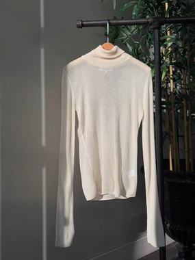 Ribbed cuff Quick Change AMARETTO Turtleneck