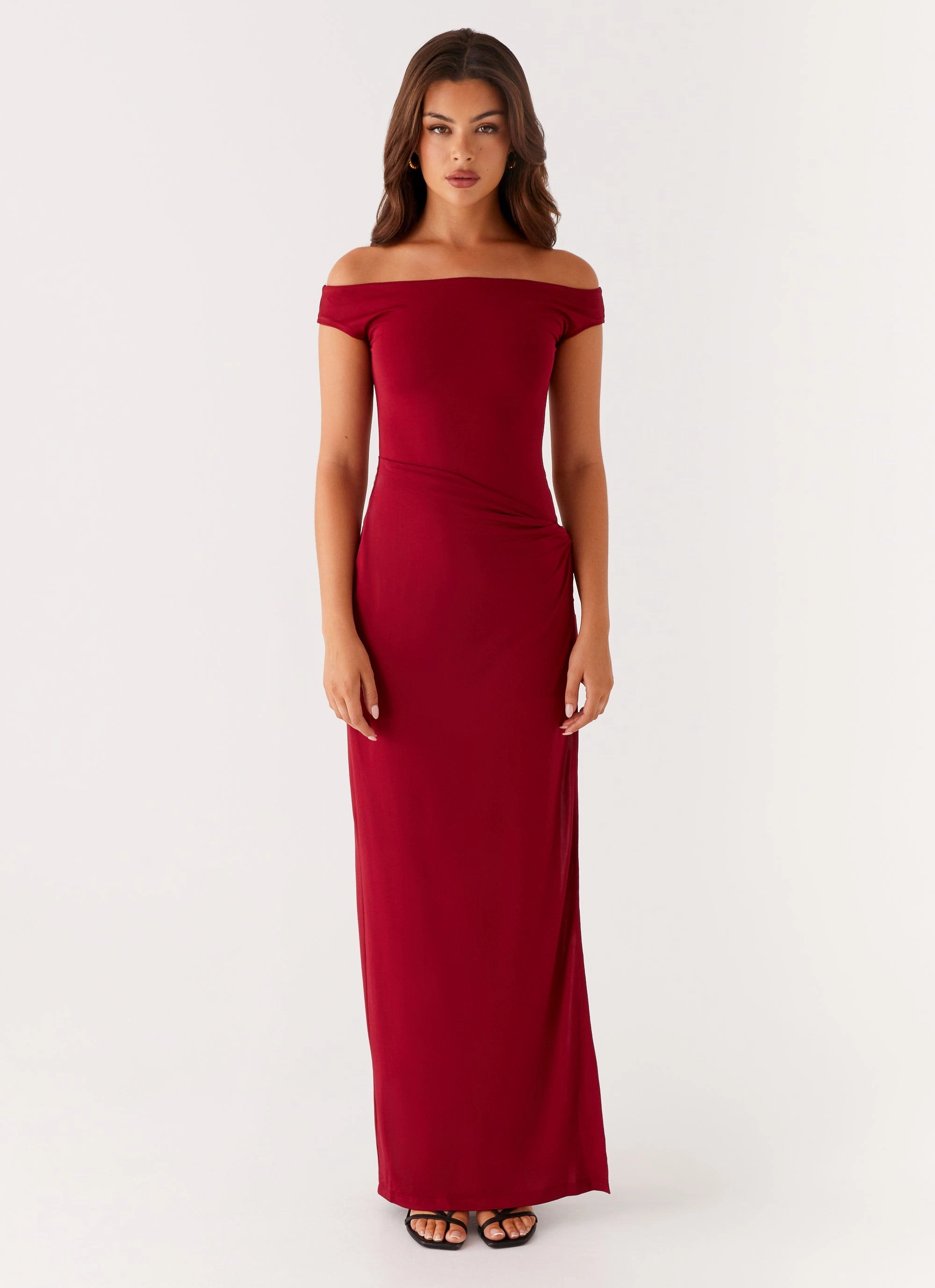 Cozy Wear Amerie Maxi Dress - Maroon
