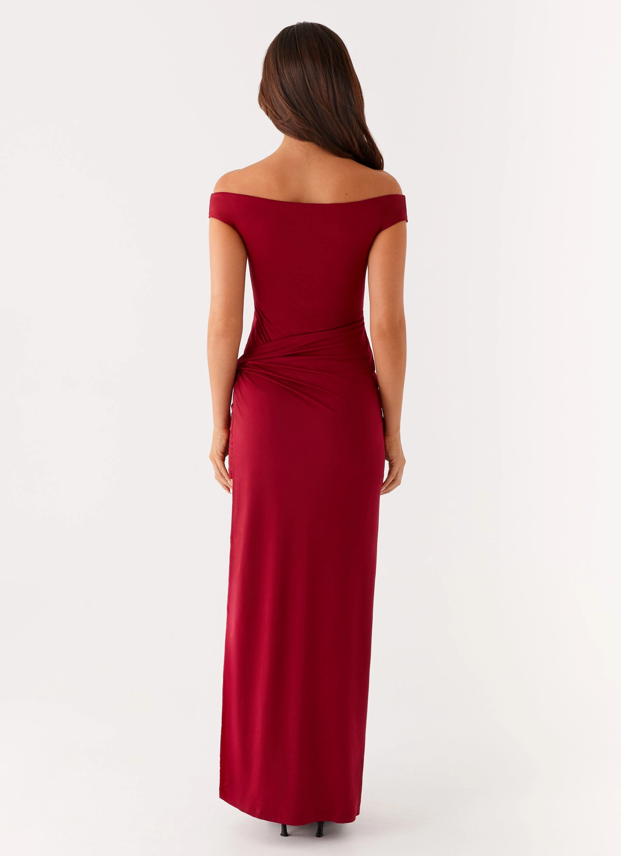 Grace Color Amerie Maxi Dress - Maroon