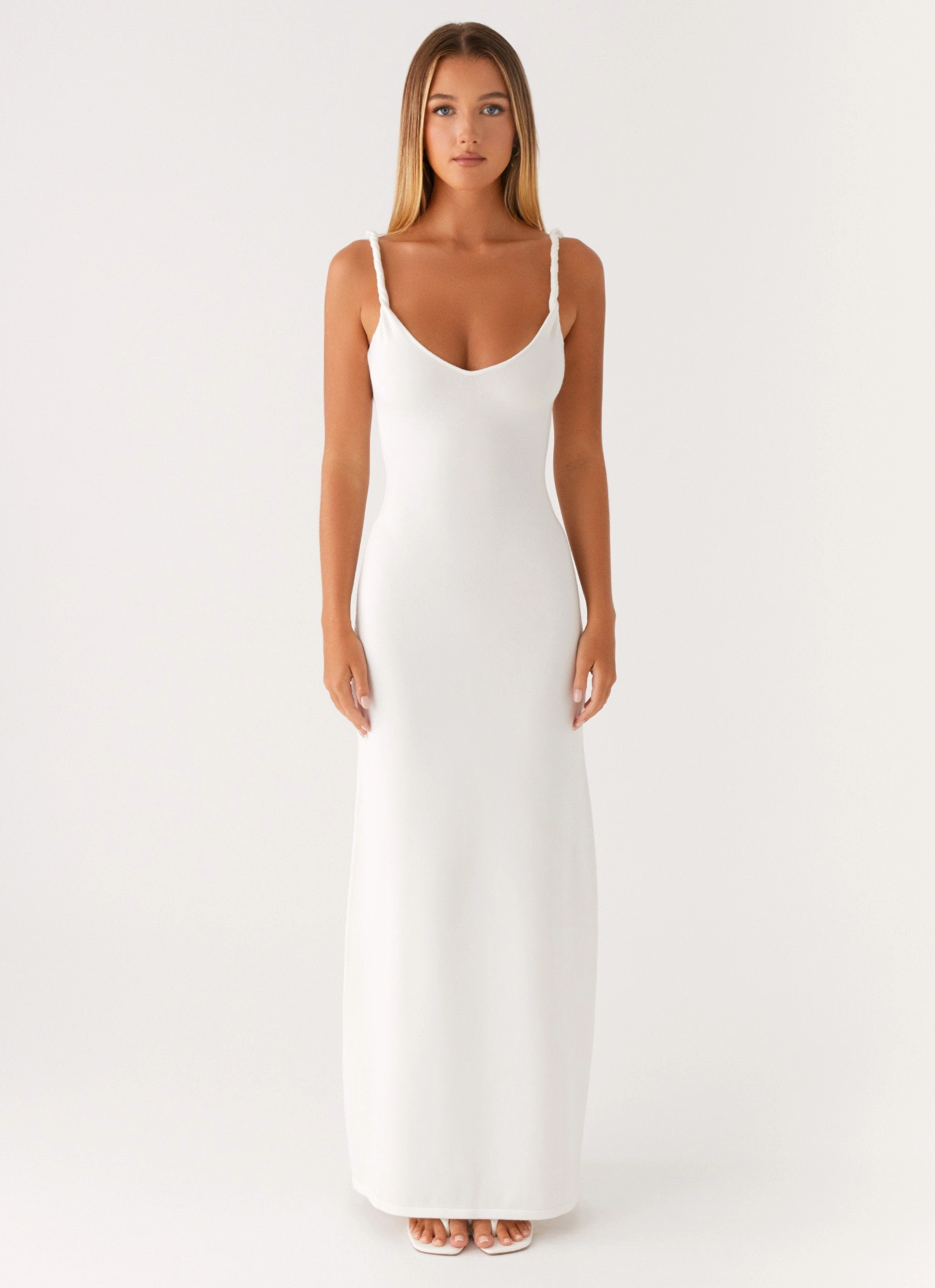 Anastasia Maxi Dress - Ivory Versatile Piece Guest Glam