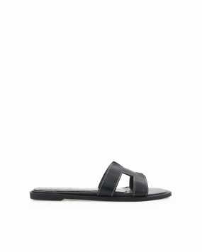 GORDY WIDE FIT - BLACK Ergonomic Footbed Molding