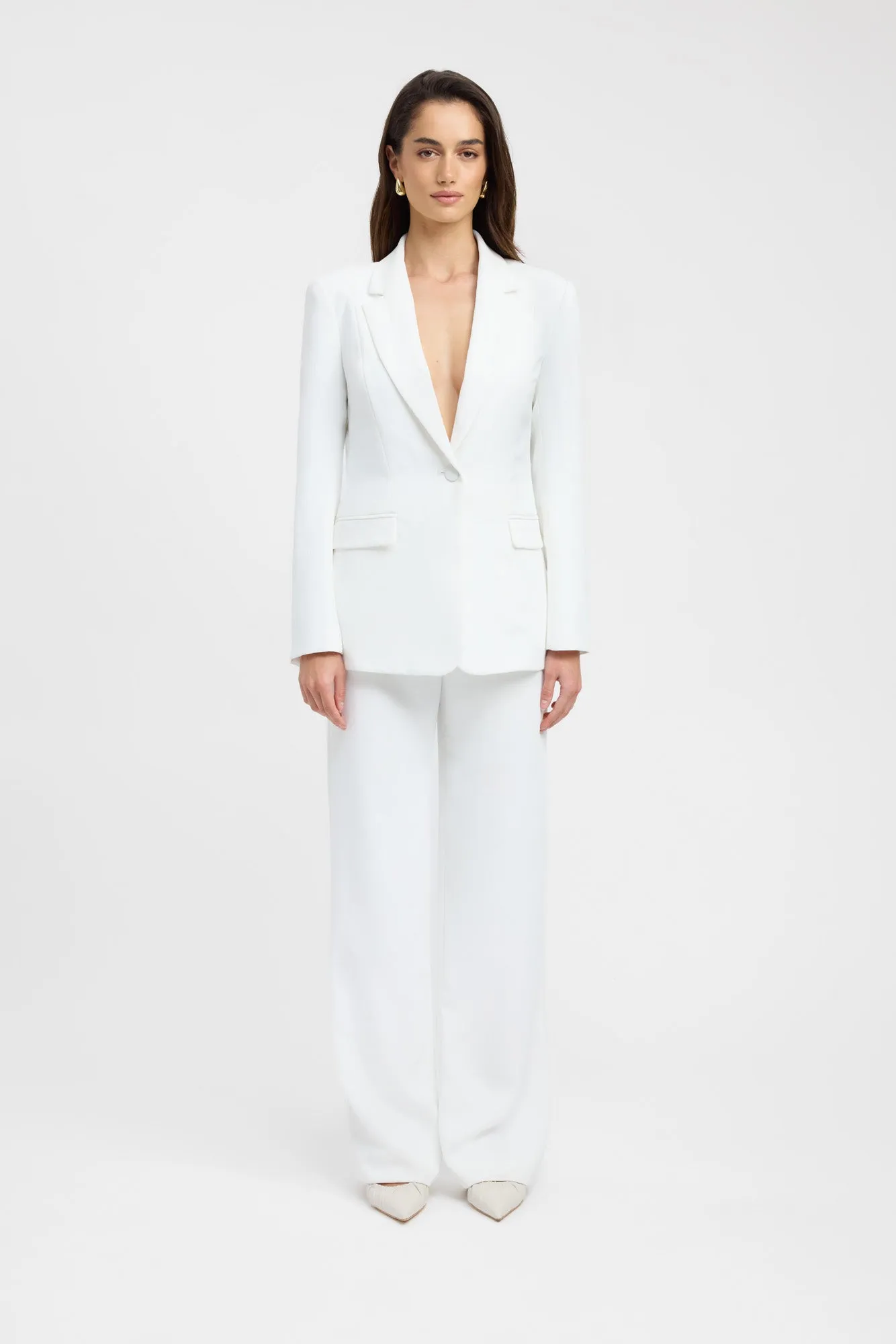 Secure Chest Pocket Oyster Suit Blazer