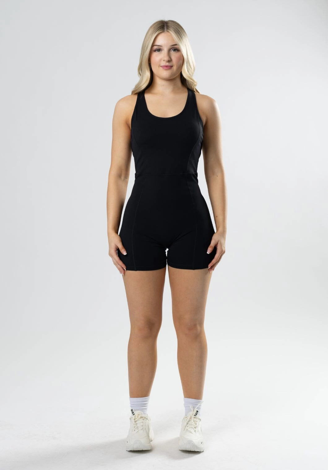 RecStretch Define Sculptseam? Shortsuit Black school wear High Durability Weave