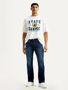 Street Ready Tailored Fit Men's 527 Dark Indigo Bootcut Fit Mid Rise Jeans