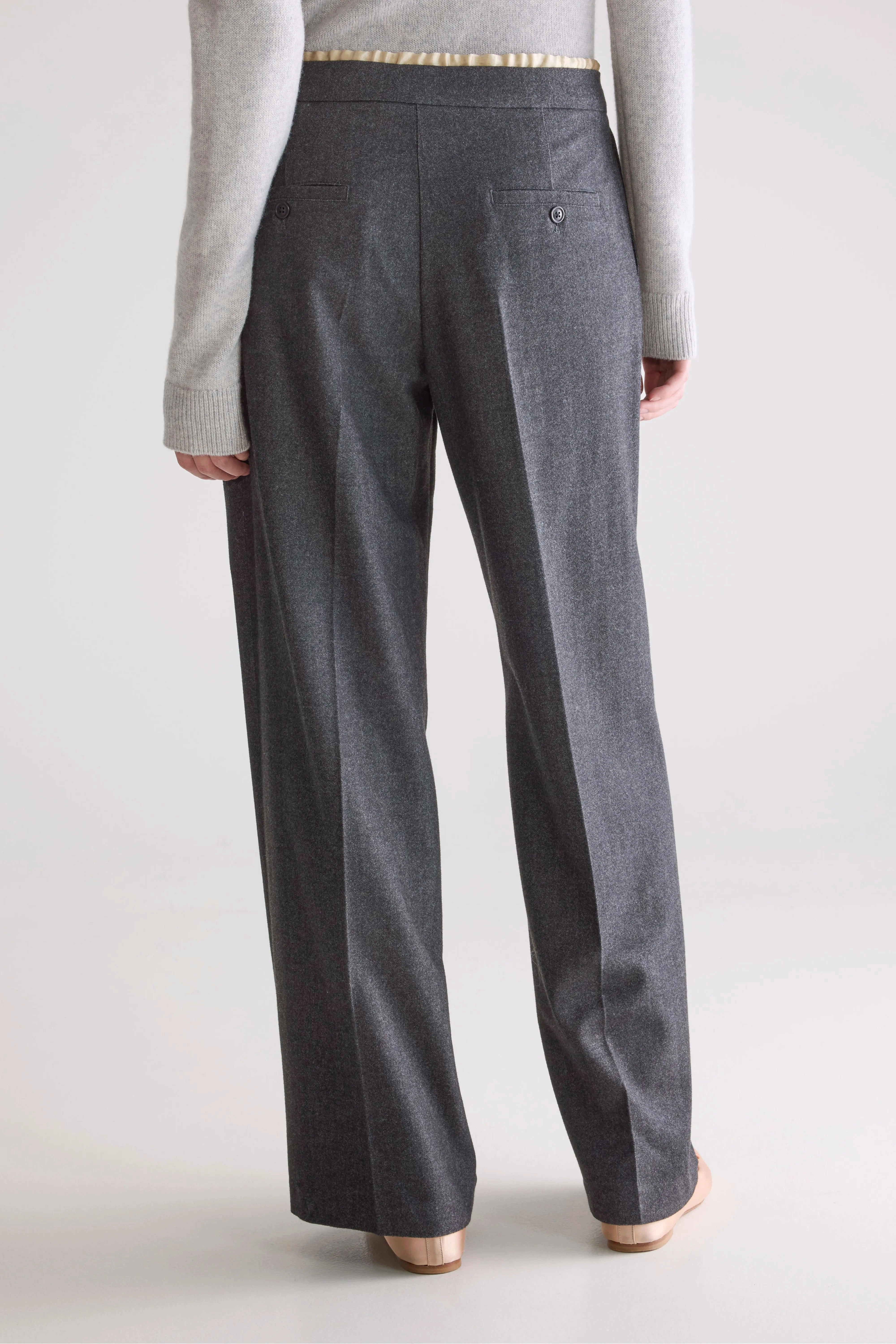 Elastic Cuff HighDensityWeave Turin formal trousers (252 / W / ANTHRACITE)