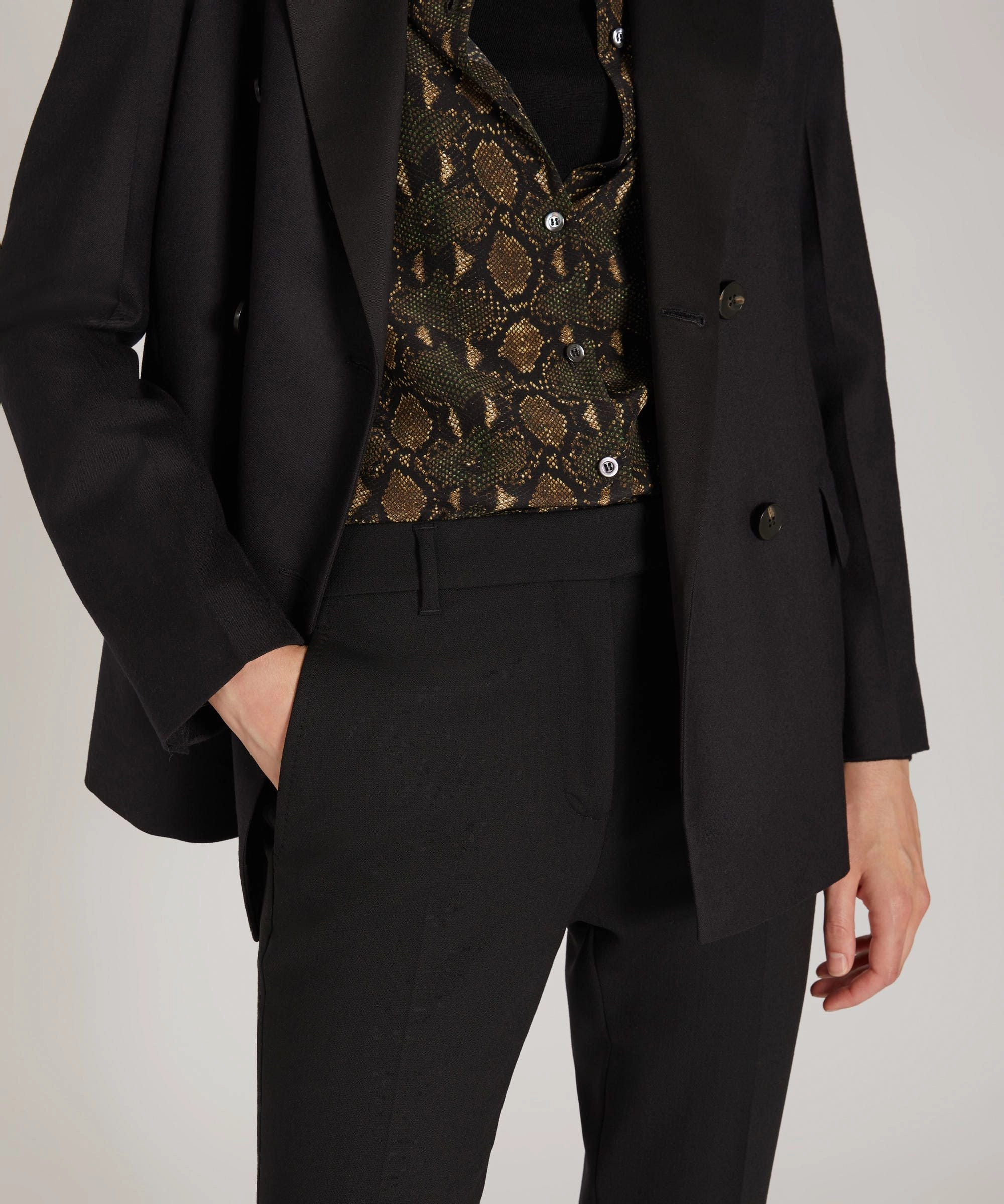 Slim-fit trousers in certified two-way stretch wool Go Anywhere Comfort Fit Wear