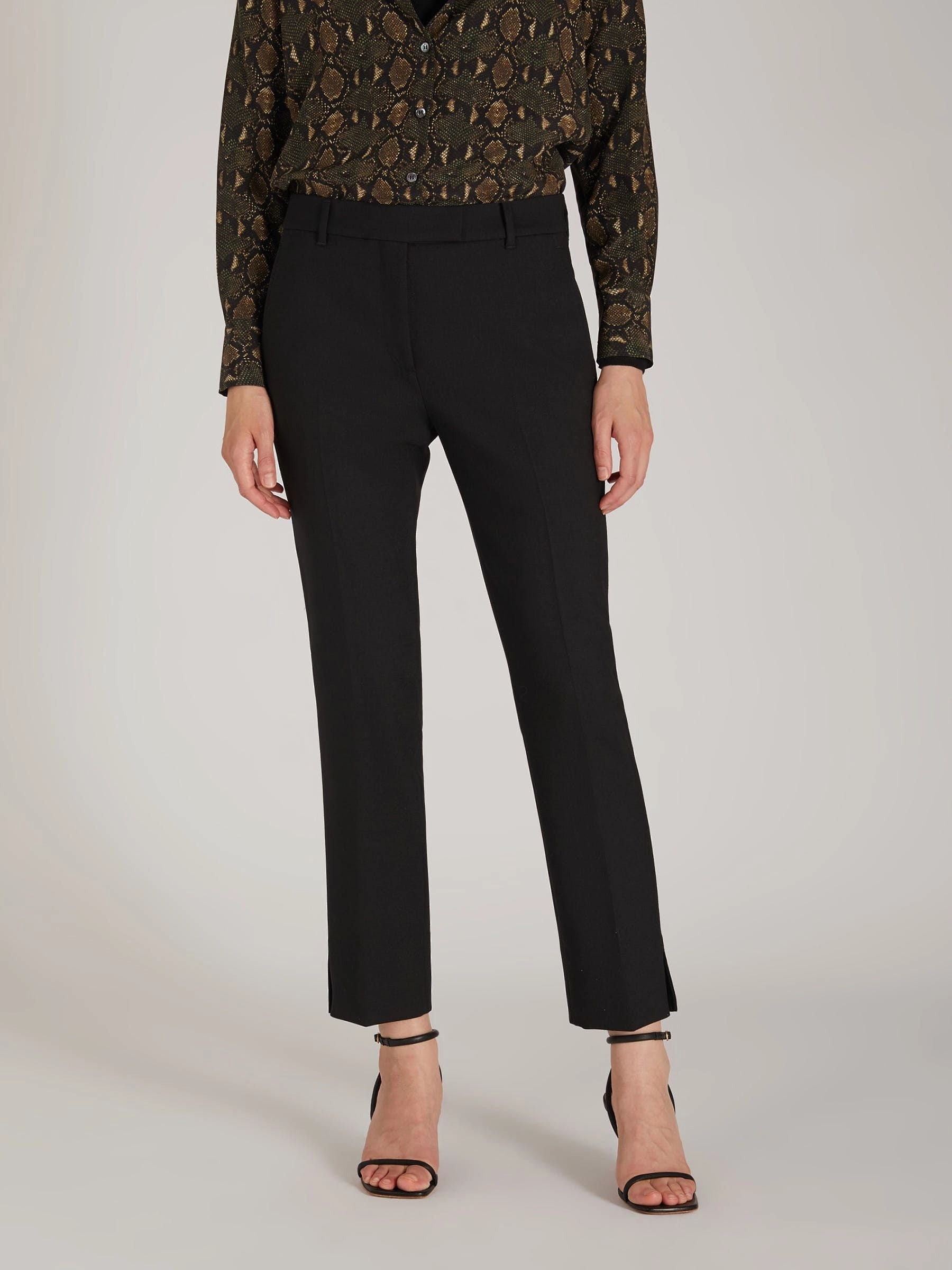 Slim-fit trousers in certified two-way stretch wool Low Bulk Smart Look