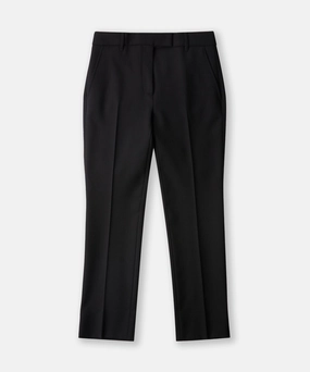 Slim-fit trousers in certified two-way stretch wool Wrinkle Free Fabric