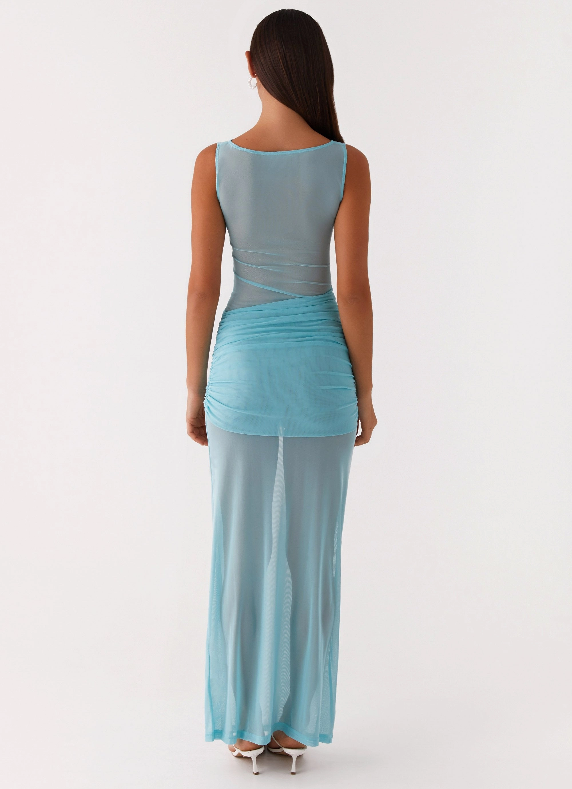 Clean Cut Apollo Maxi Dress - Aqua