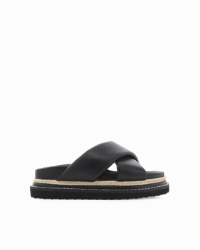 Chic Vacation Flats ARABEL - BLACK