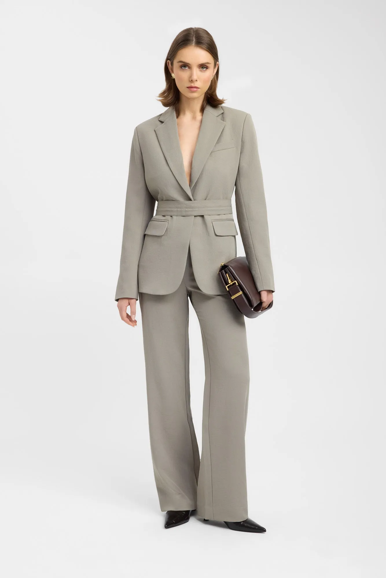 Ariel Button Blazer Compact Packable TemperatureRegulating