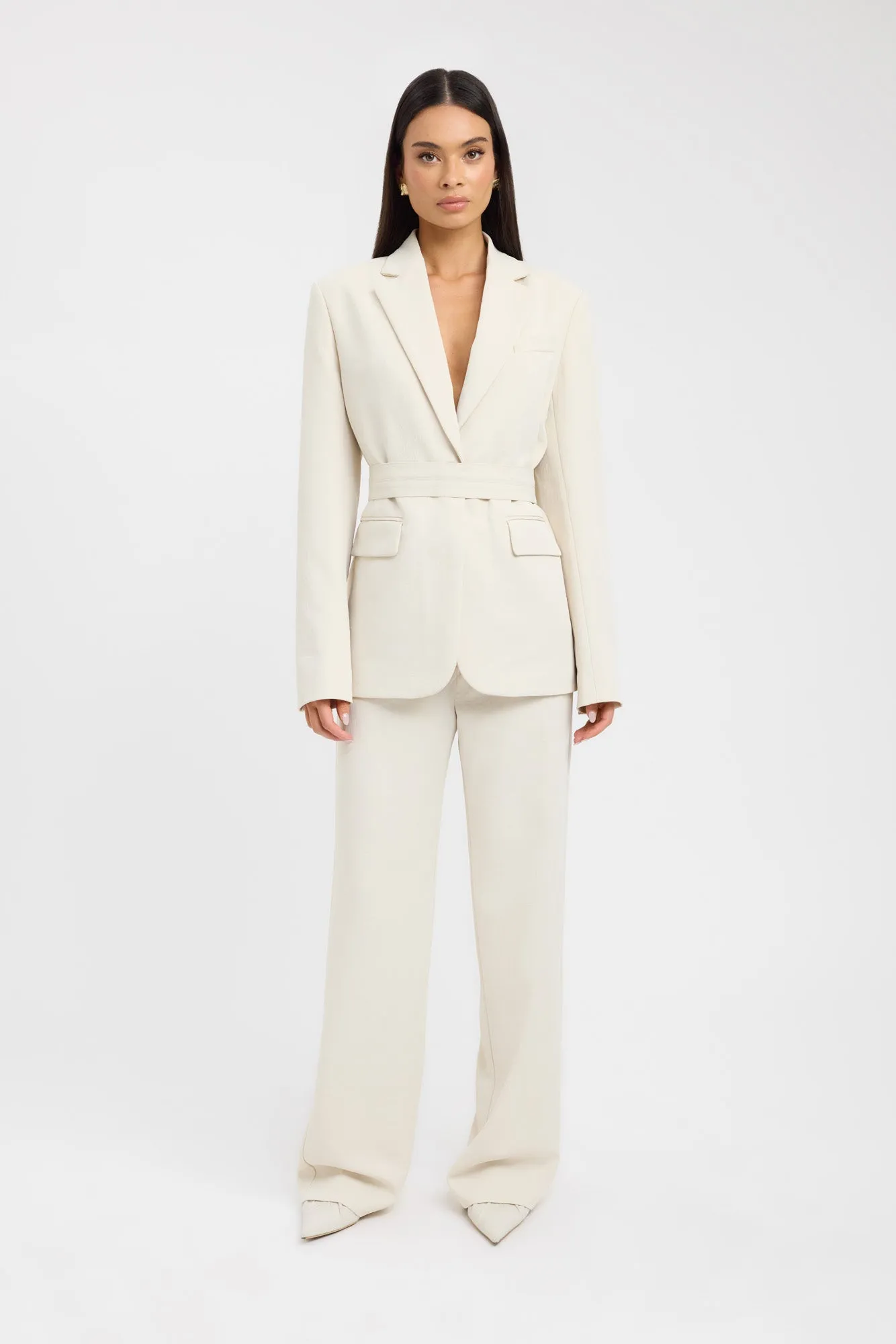 Fade Resistant Dye Non Restrictive Fit Ariel Button Blazer