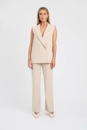 Ariel Oversized Vest Cross Ventilation Panels Casual Fit Layer