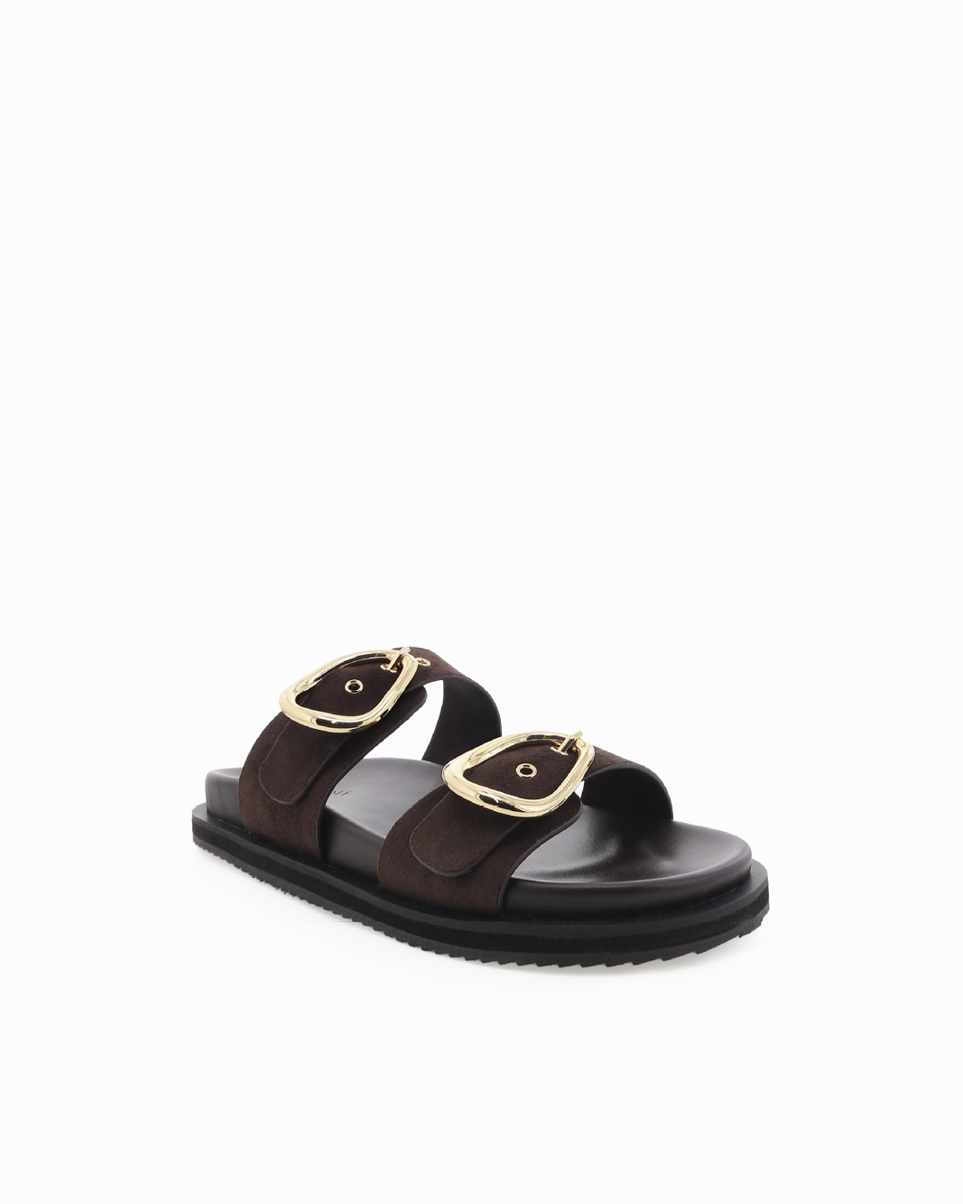 Stylish Casual Shoes Crystal Shine THERESA - DARK CACAO SUEDE