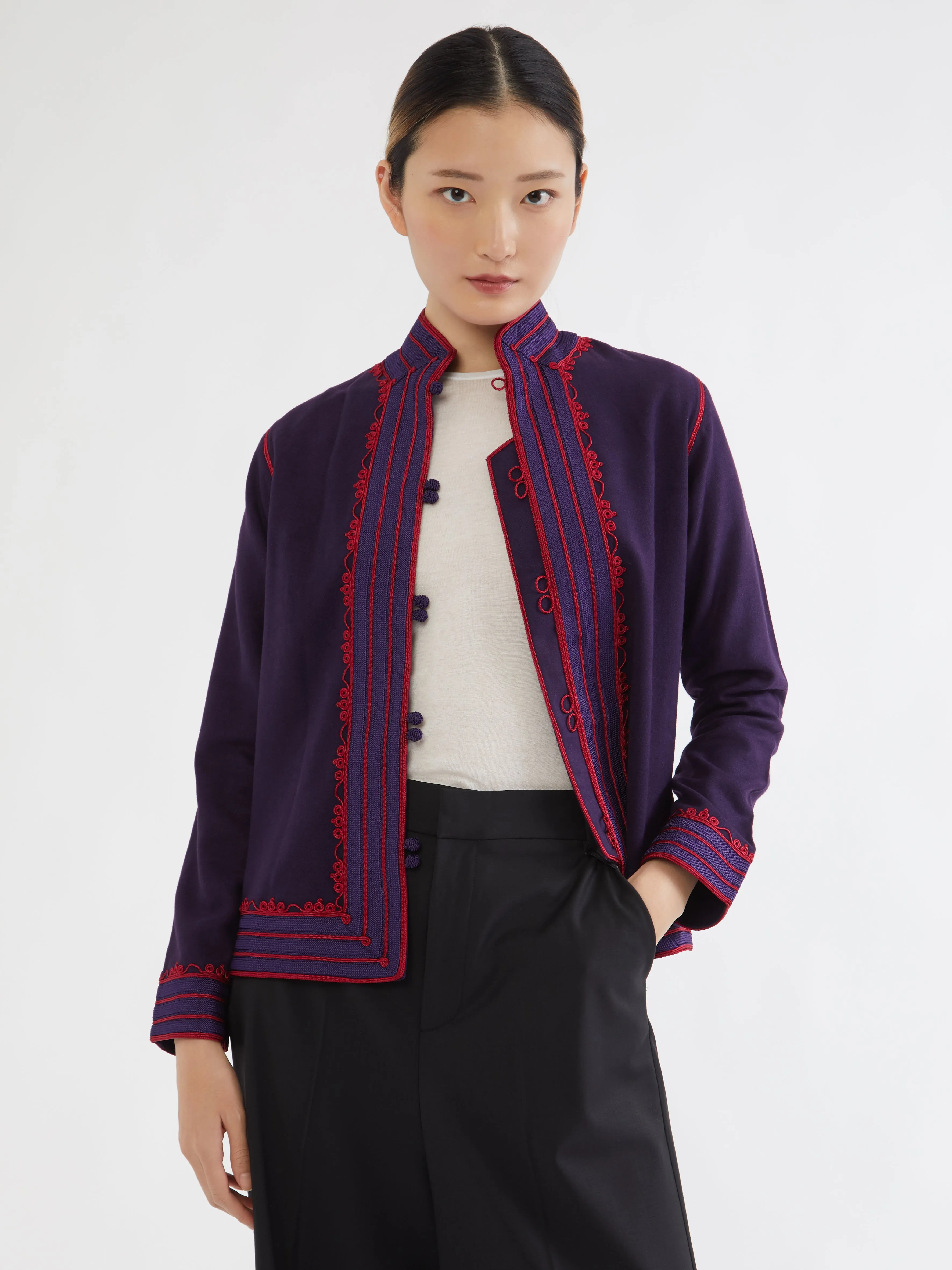 Non Irritating Collar Moroccan cashmere jacket